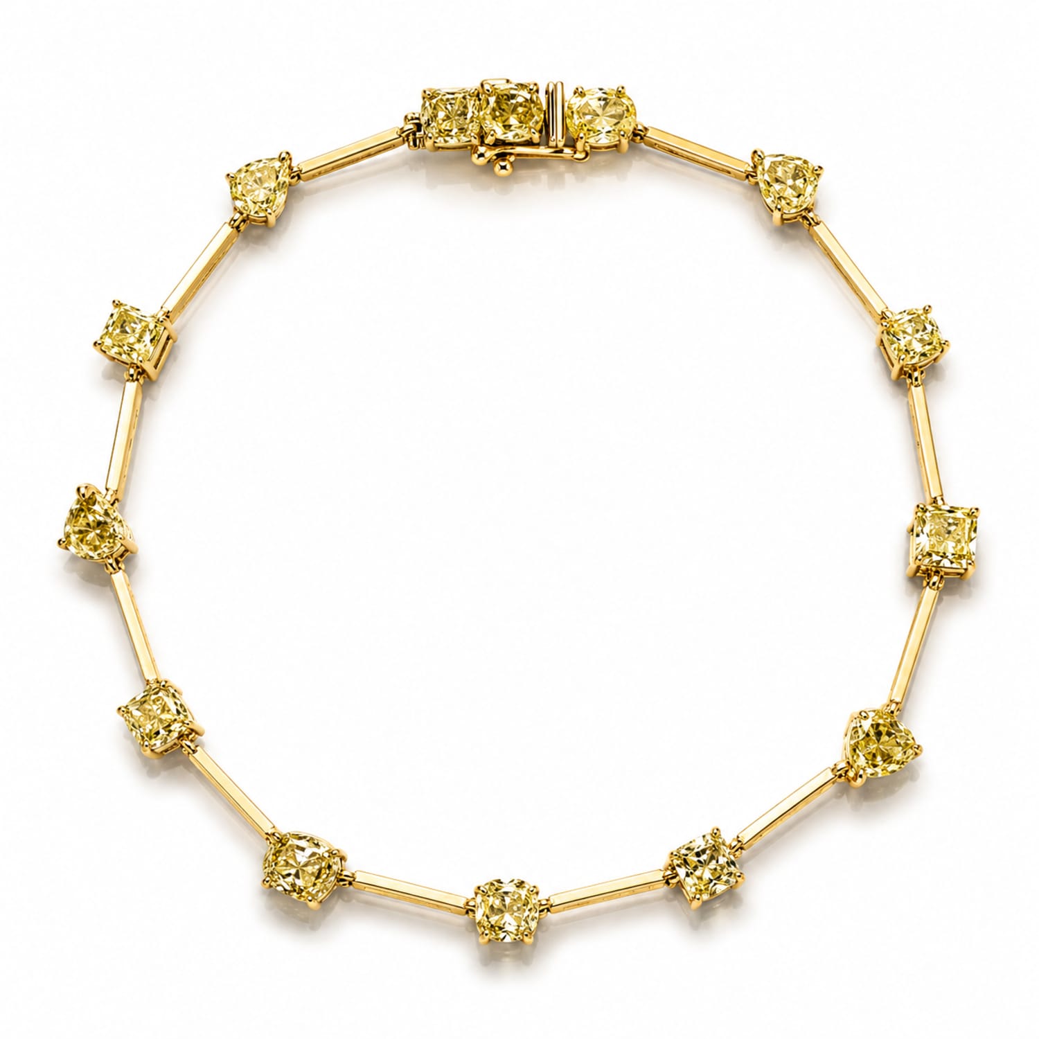 Special 18K White Gold and Diamond Bracelet