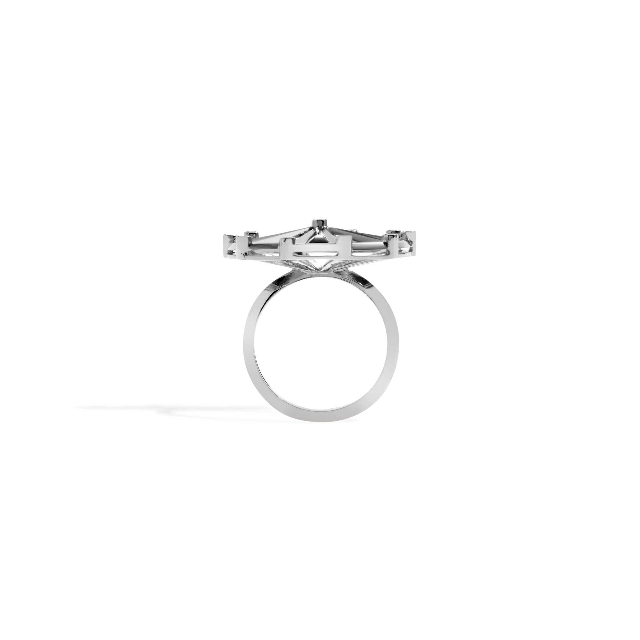 ANEL SHINE | OURO BRANCO 18K COM DIAMANTES - Jack Vartanian -