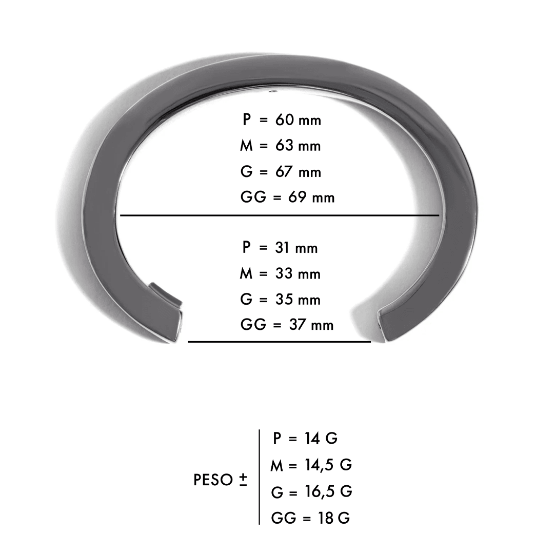 Bracelete Rock | Prata com Ródio Negro - Jack Vartanian - Bracelete