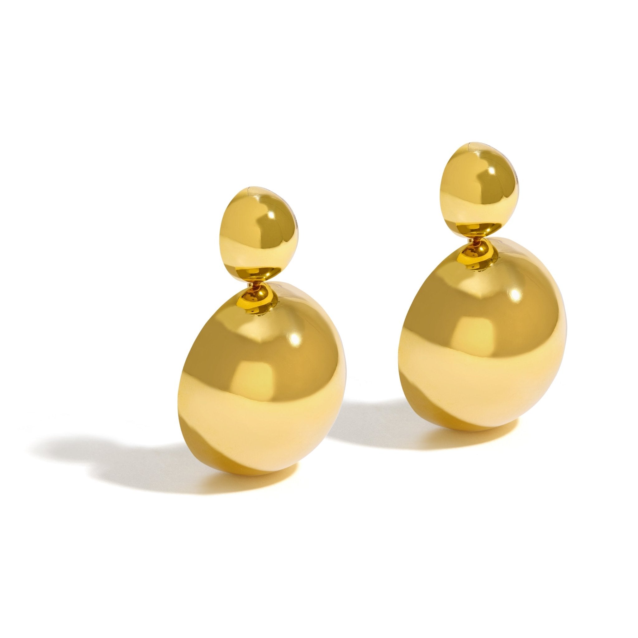 BRINCO BOLD DUPLO MAXI | PRATA COM OURO AMARELO 18K - Jack Vartanian -