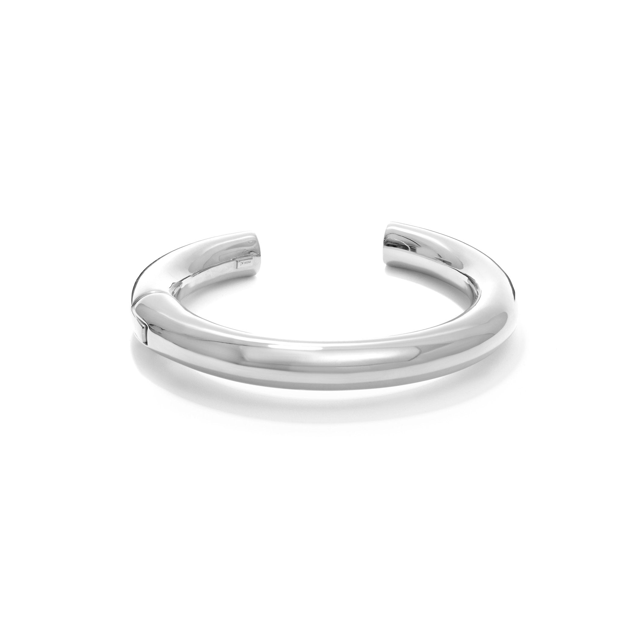 COLAR MAXI WHITE BOLD | PRATA COM OURO BRANCO 18K - Jack Vartanian - Choker E Aro