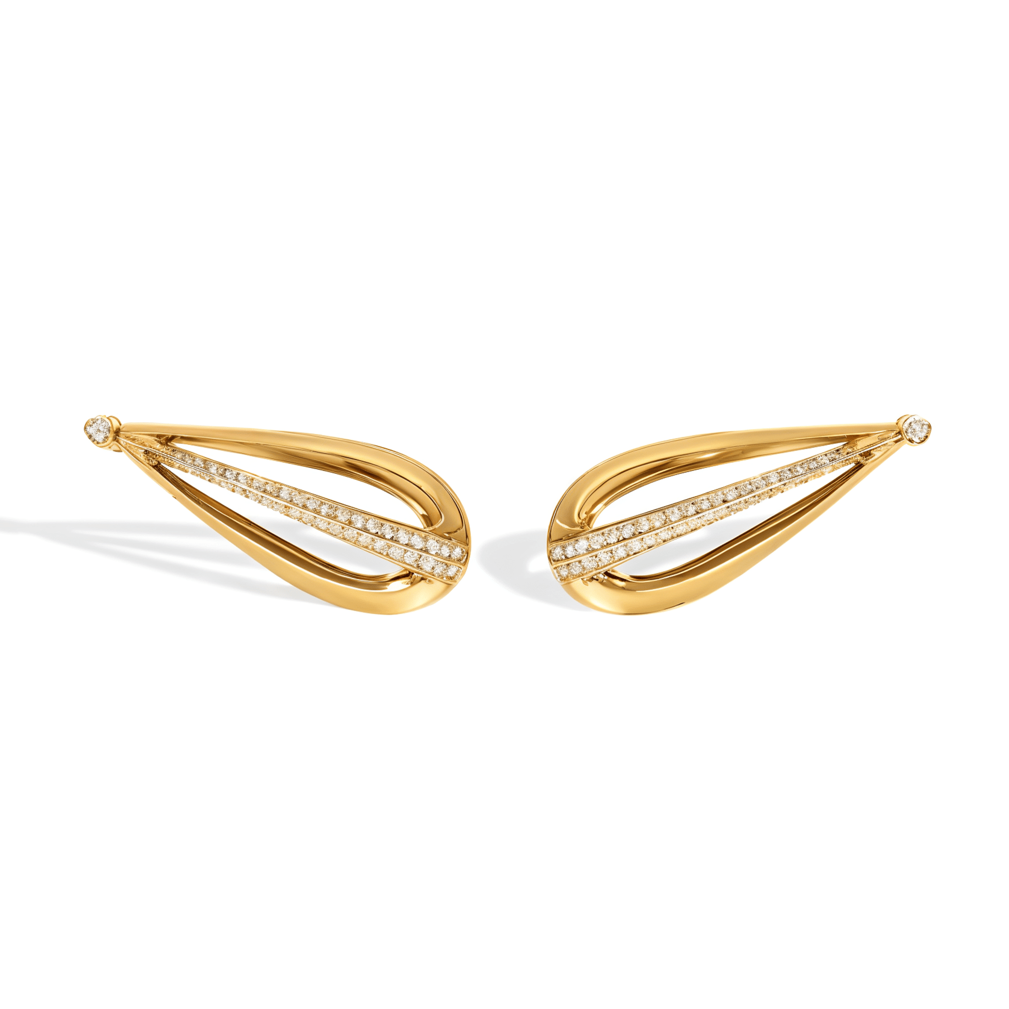 EARCUFF SHINE | OURO AMARELO 18K COM DIAMANTES - Jack Vartanian - Ear Cuffs