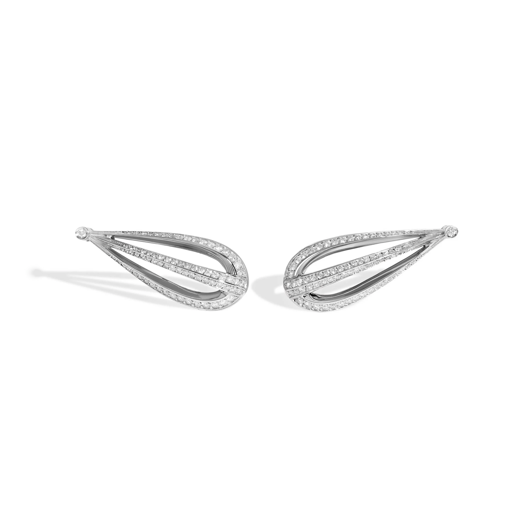EARCUFF SHINE | OURO BRANCO 18K COM DIAMANTES - Jack Vartanian - Ear Cuffs