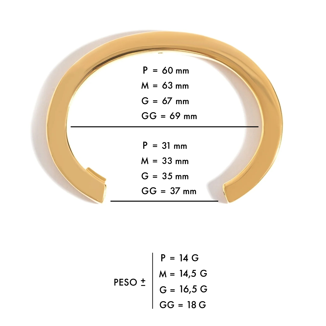 Rock Bracelet | Silver with 18K Yellow Gold