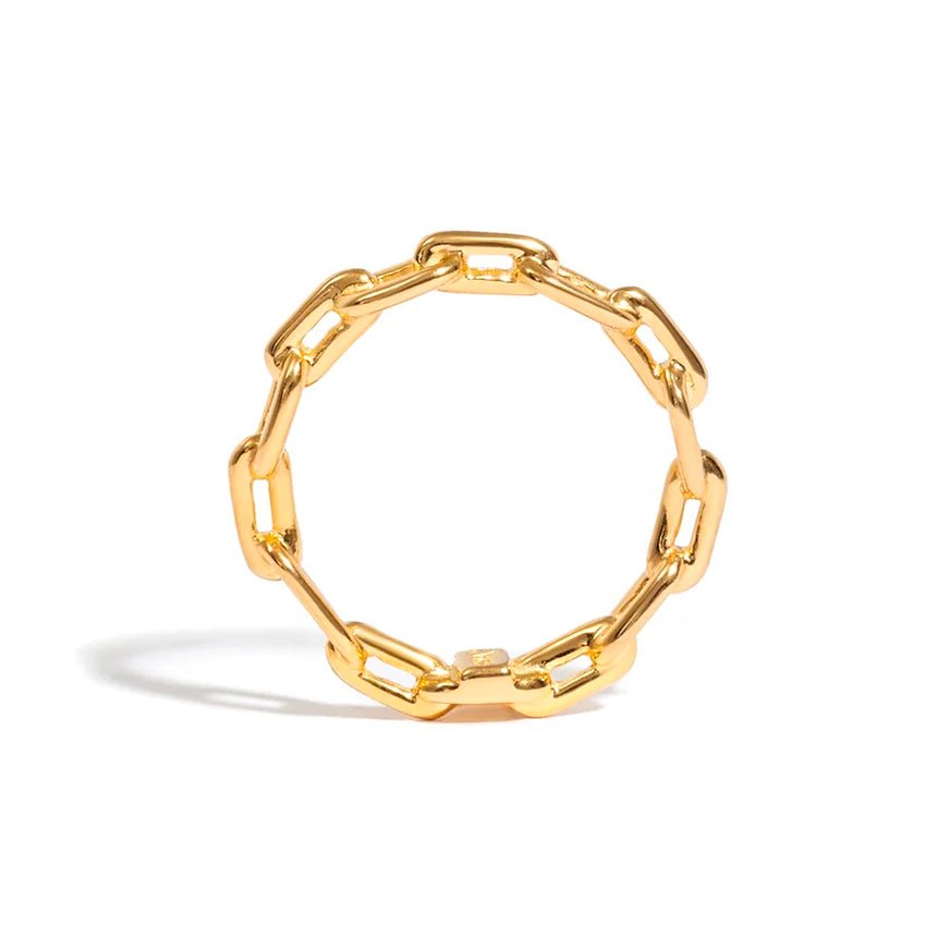 Anel Chain | Prata Com Ouro Amarelo 18k - Jack Vartanian - Sem Pedra