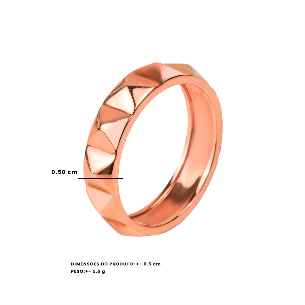 Anel Fetiche | Ouro Rosa 18K - Jack Vartanian - Sem Pedra