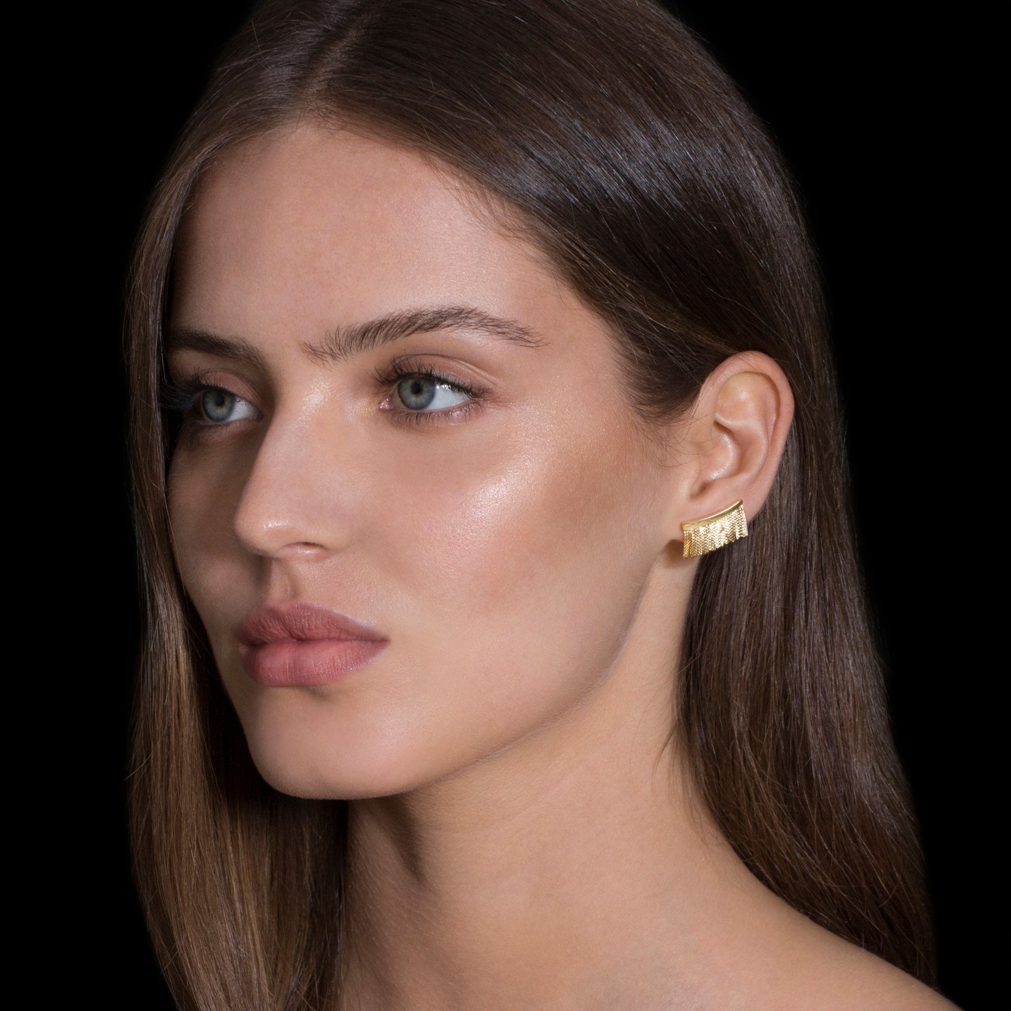 Brinco Ear Cuff Love Ny | Ouro Amarelo 18K - Jack Vartanian - Longos E Franjas