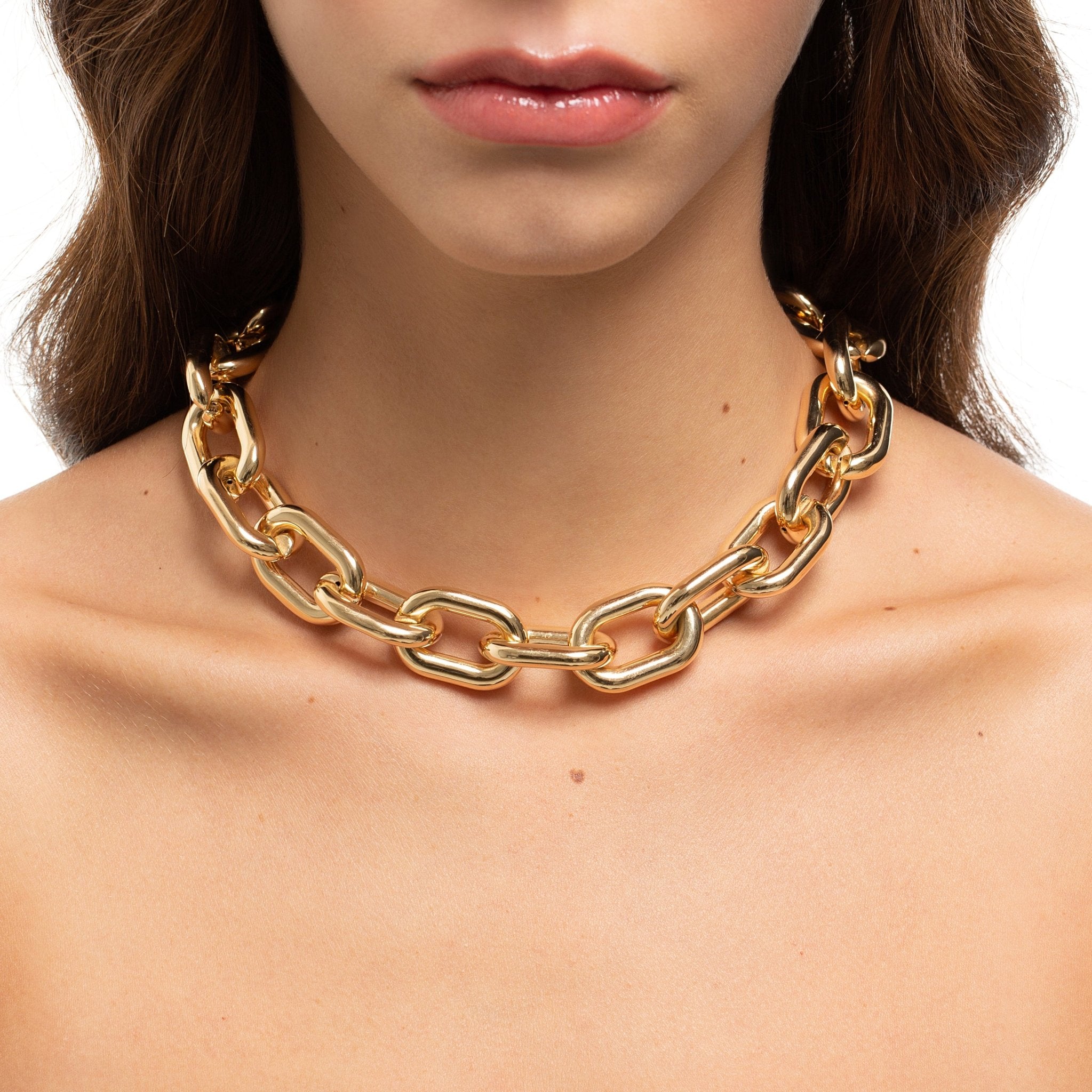 Colar Chain De Prata Com Ouro Amarelo - G - Jack Vartanian - Correntes E Chains