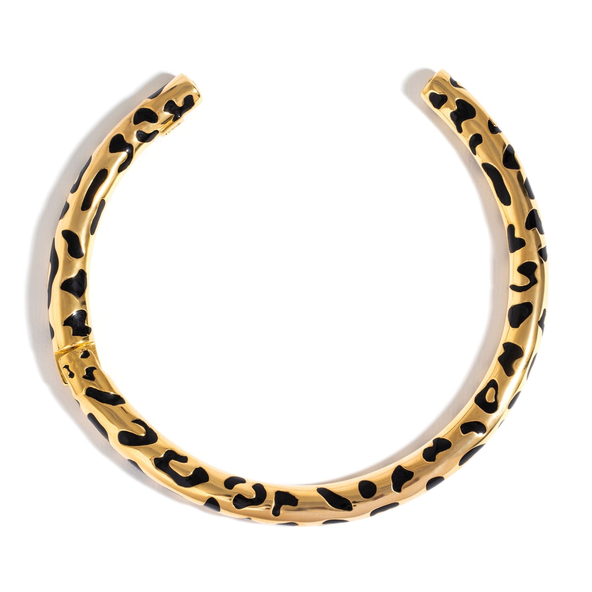 Colar Leopardo De Prata Com Ouro Amarelo - Jack Vartanian - Choker E Aro