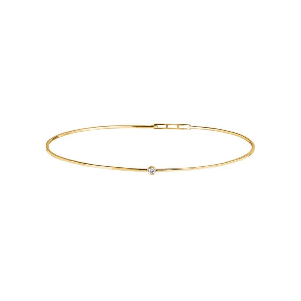 Colar Love Ny De Ouro Amarelo 18K E Diamante - P - Jack Vartanian - Choker E Aro