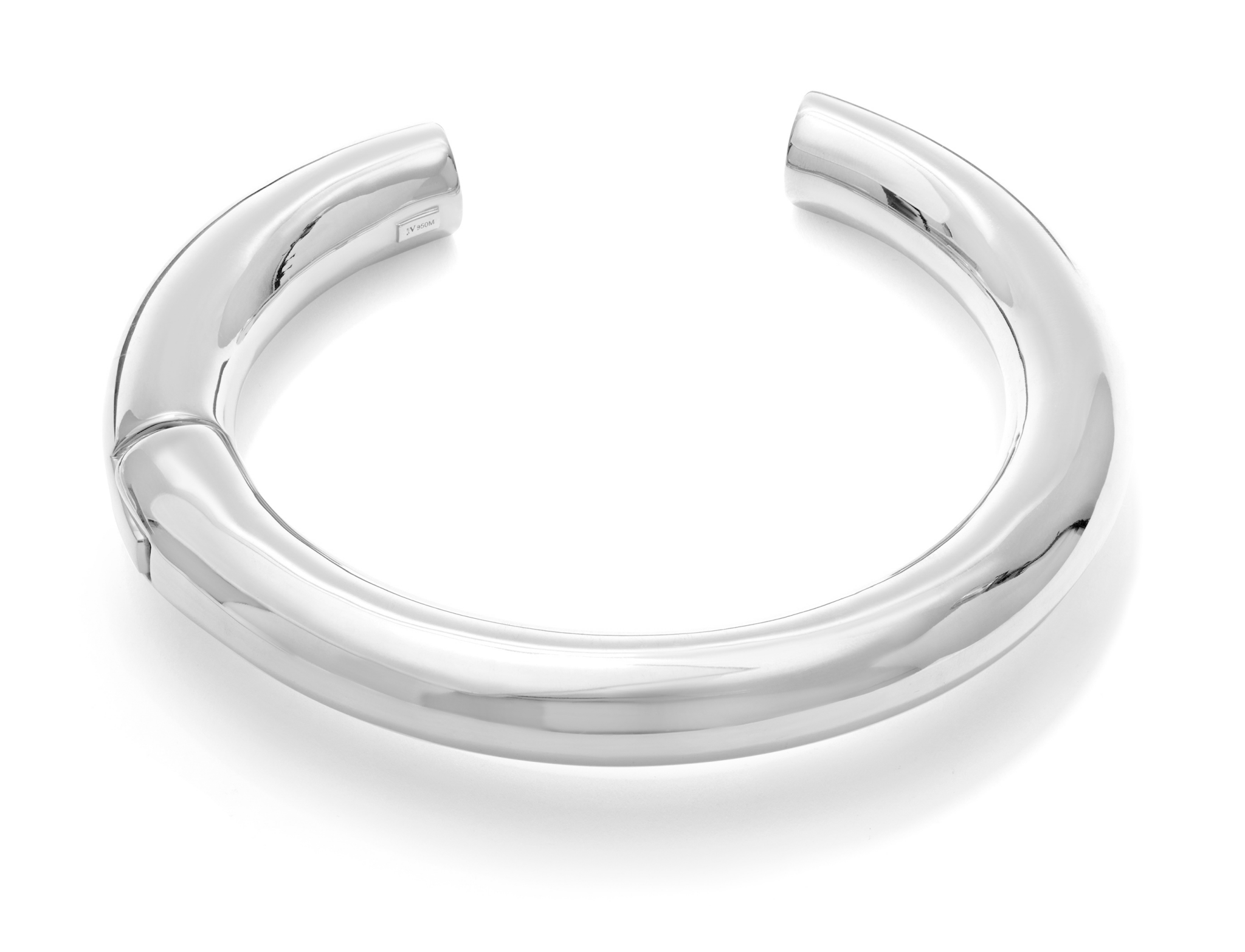 COLAR MAXI BOLD WHITE | PRATA COM OURO BRANCO - Jack Vartanian - Choker E Aro