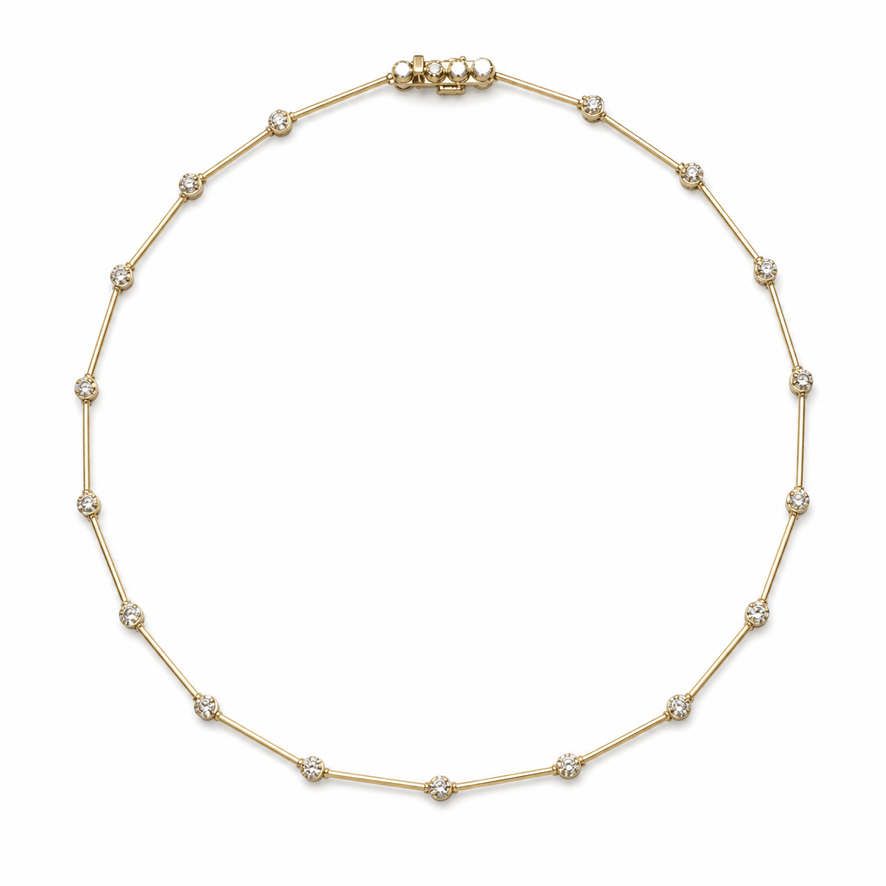 Colar New Vintage | Ouro Amarelo 18K com Diamantes - Jack Vartanian - Alta Joalheria