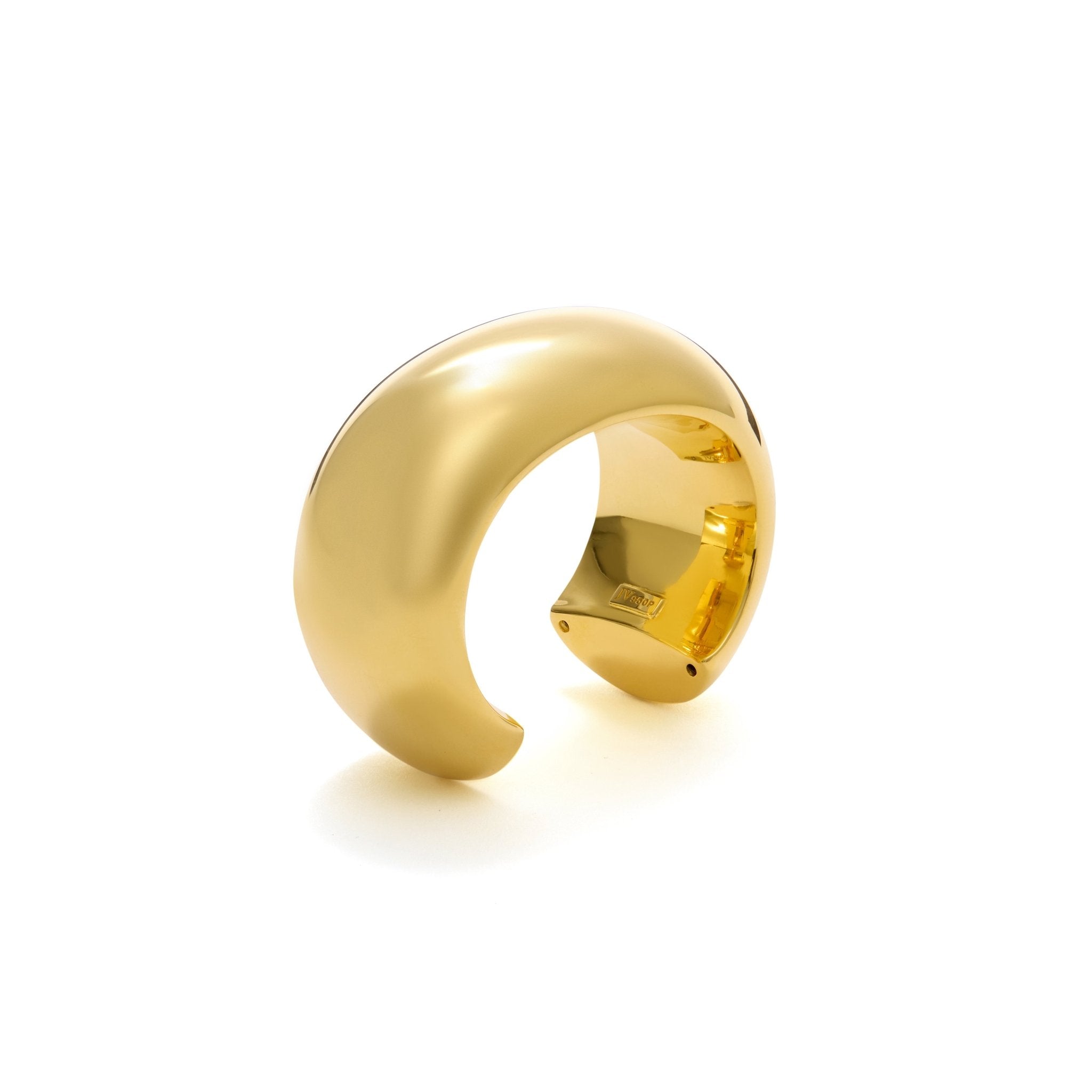 CUFF BOLD MAXI | PRATA COM OURO AMARELO 18K - Jack Vartanian - Choker E Aro