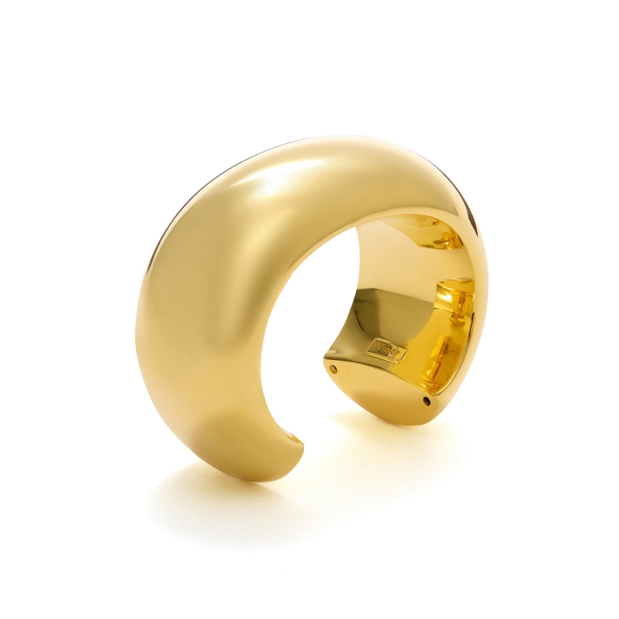 CUFF BOLD MAXI | PRATA COM OURO AMARELO 18K - Jack Vartanian - Choker E Aro