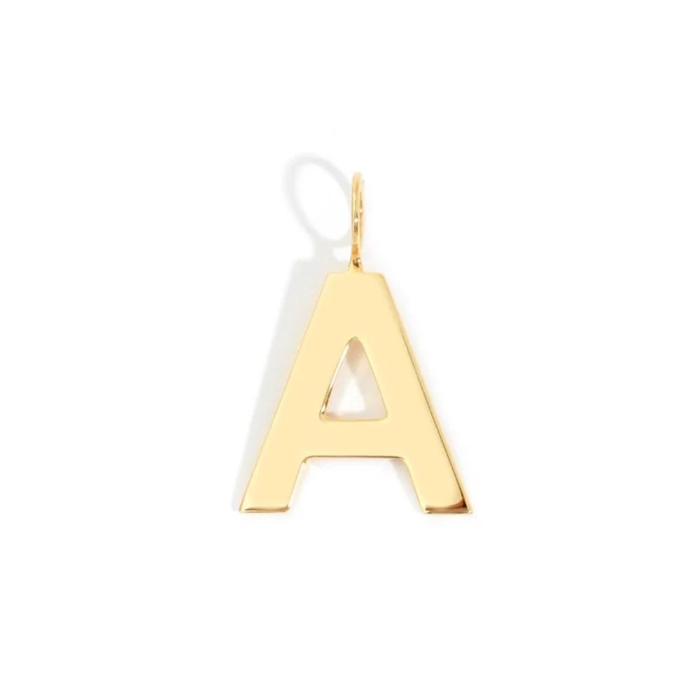 Pingente Letra Pop Para Colar - G | Prata Com Ouro Amarelo 18K - Jack Vartanian - Letras