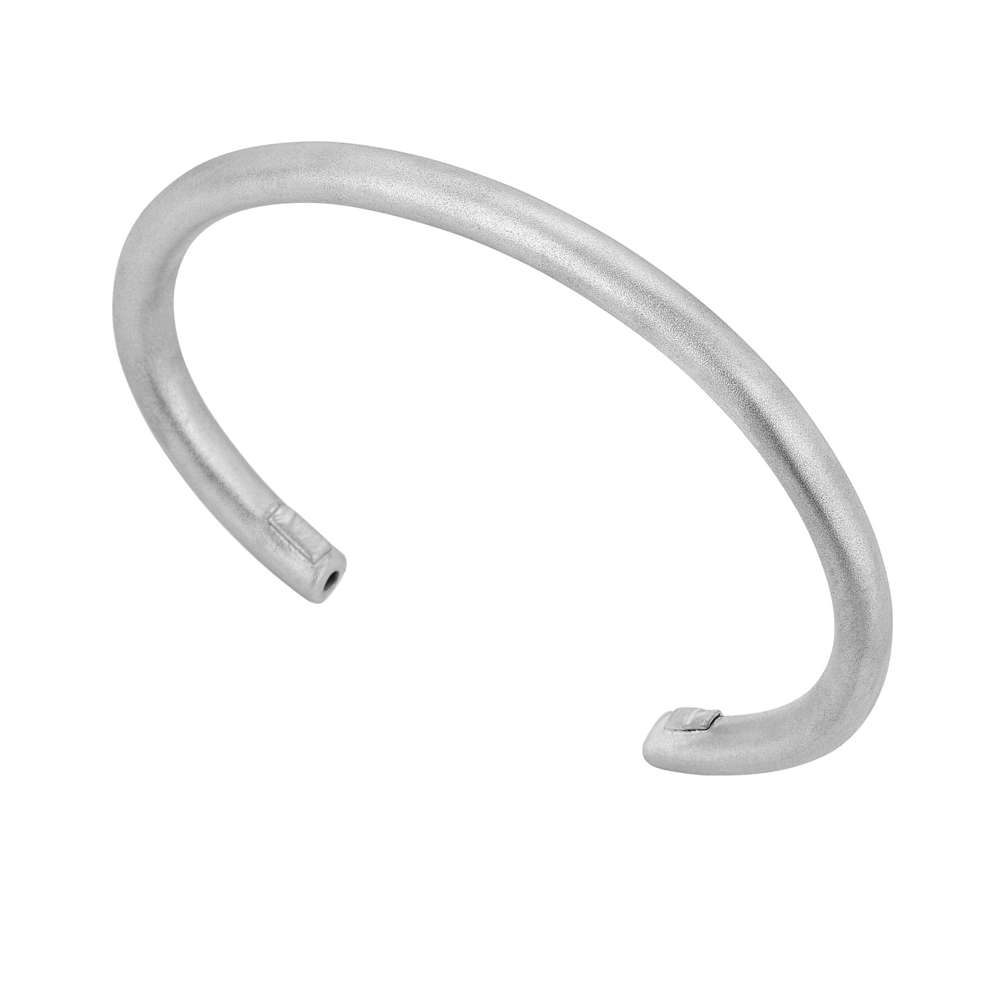 Pulseira JV MAN II De Prata Com Ouro Branco Fosco - Jack Vartanian - Bracelete