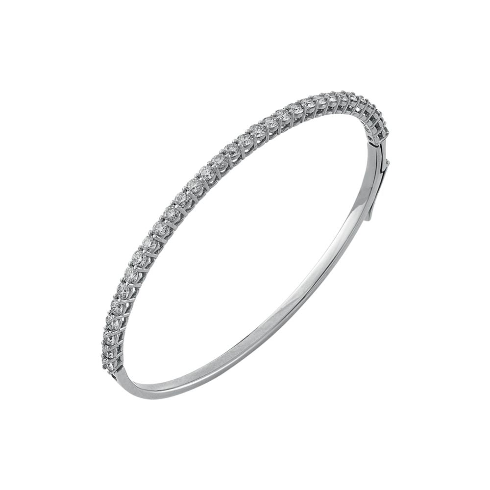 Pulseira Voyeur De Ouro Branco 18K E Diamante - Jack Vartanian - Bracelete