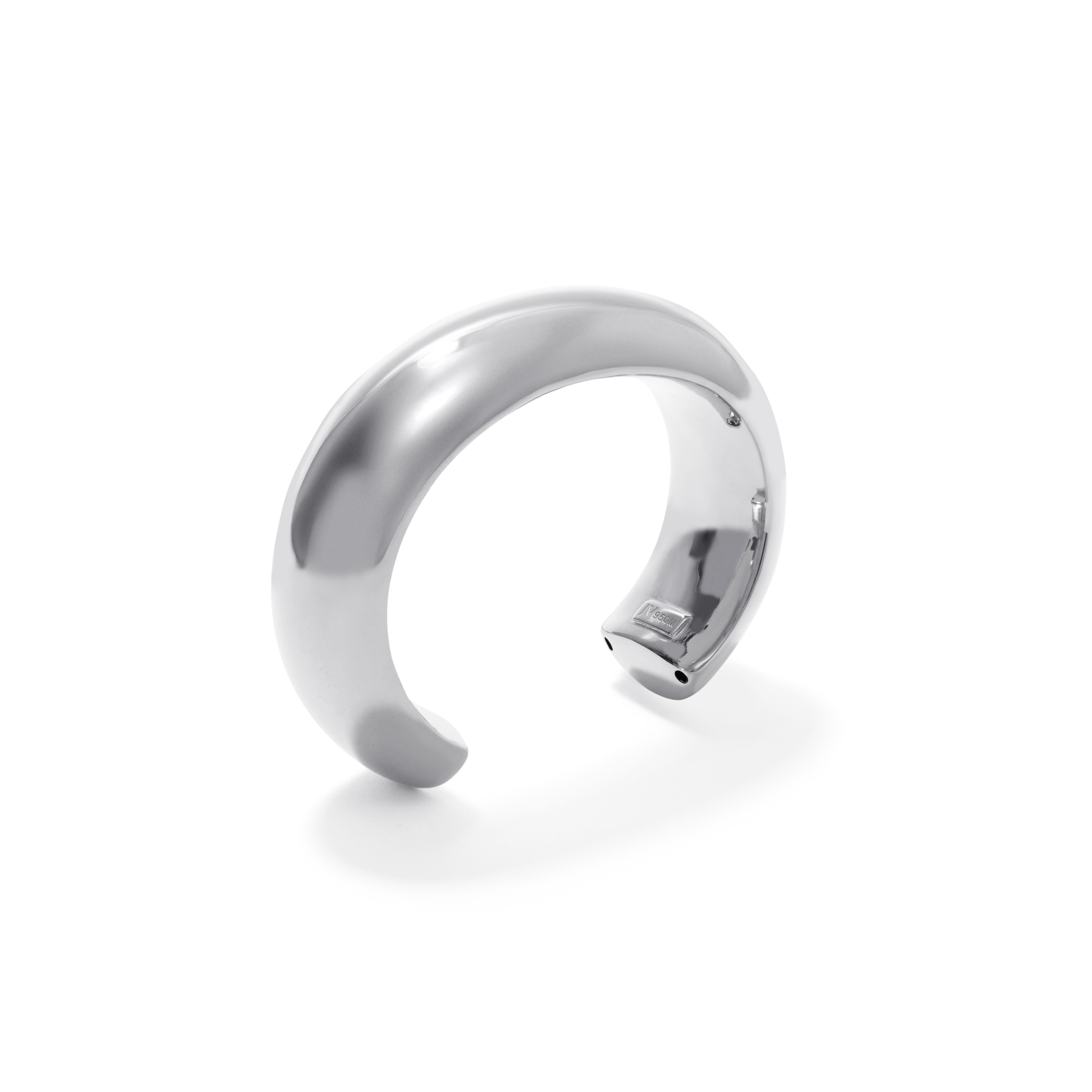 PULSEIRA WHITE BOLD | PRATA COM OURO BRANCO 18K - Jack Vartanian - Choker E Aro