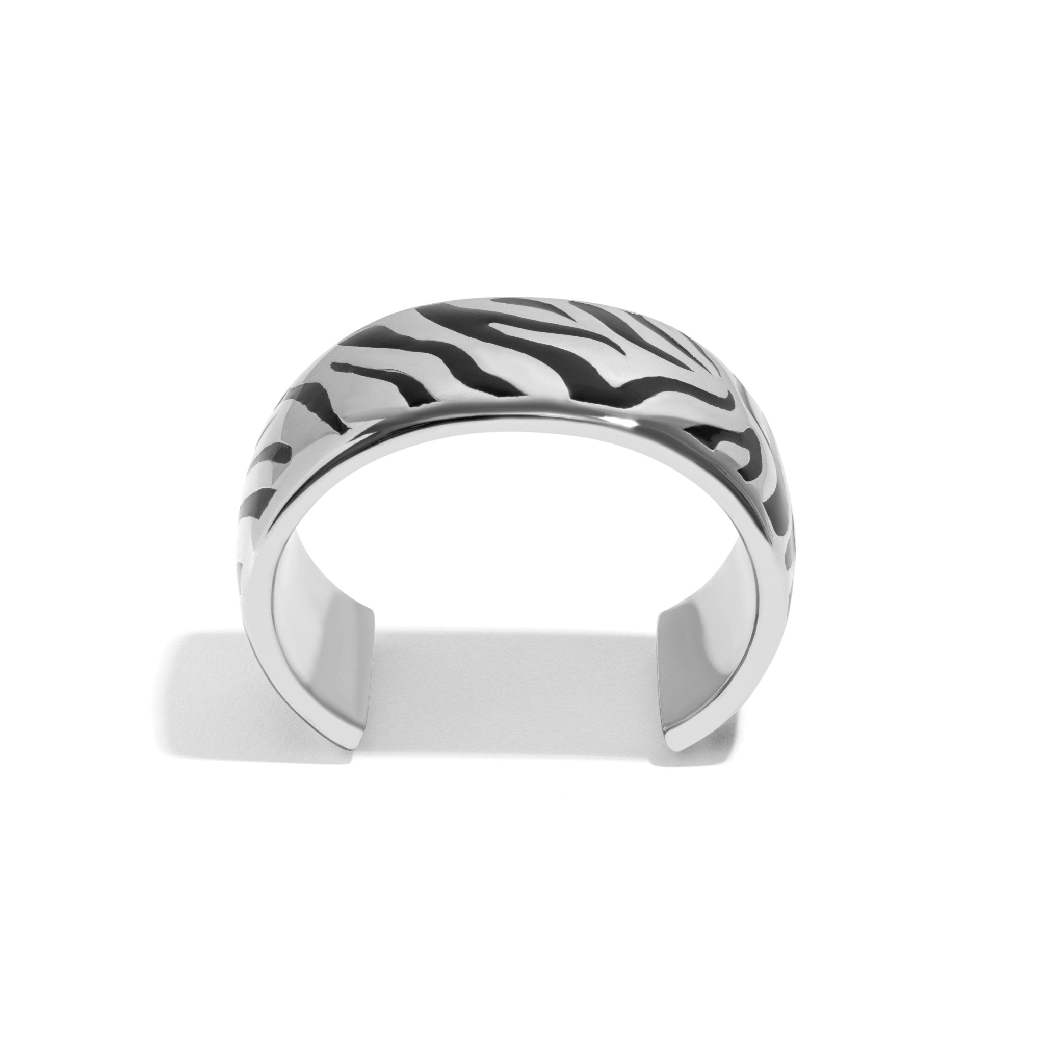 Pulseira Zebra | Prata com Ouro Branco 18k - Jack Vartanian - Bracelete